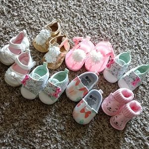 Baby girl shoes (Lot of 7)